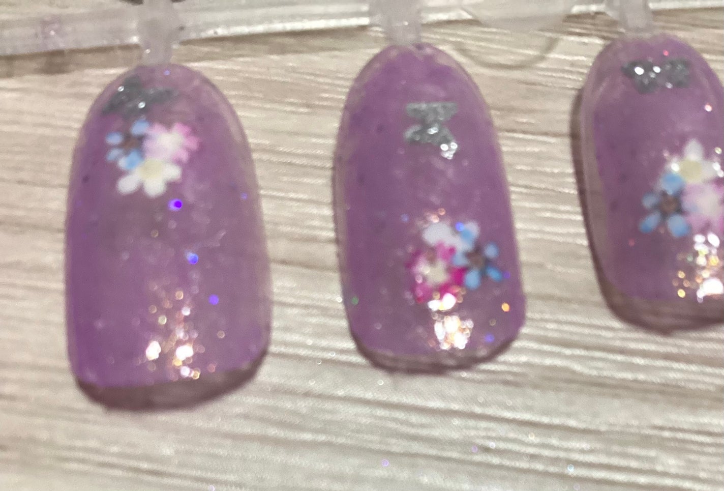 ネイルシール/セリア/ネイルシールを使ったクチコミ(3枚目)