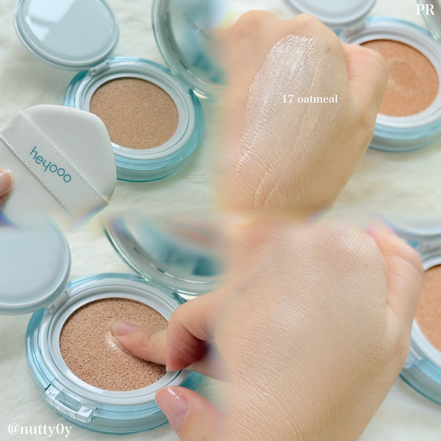 ヘルシーグロウクッション/heyooo/クッションファンデーションを使ったクチコミ(2枚目)