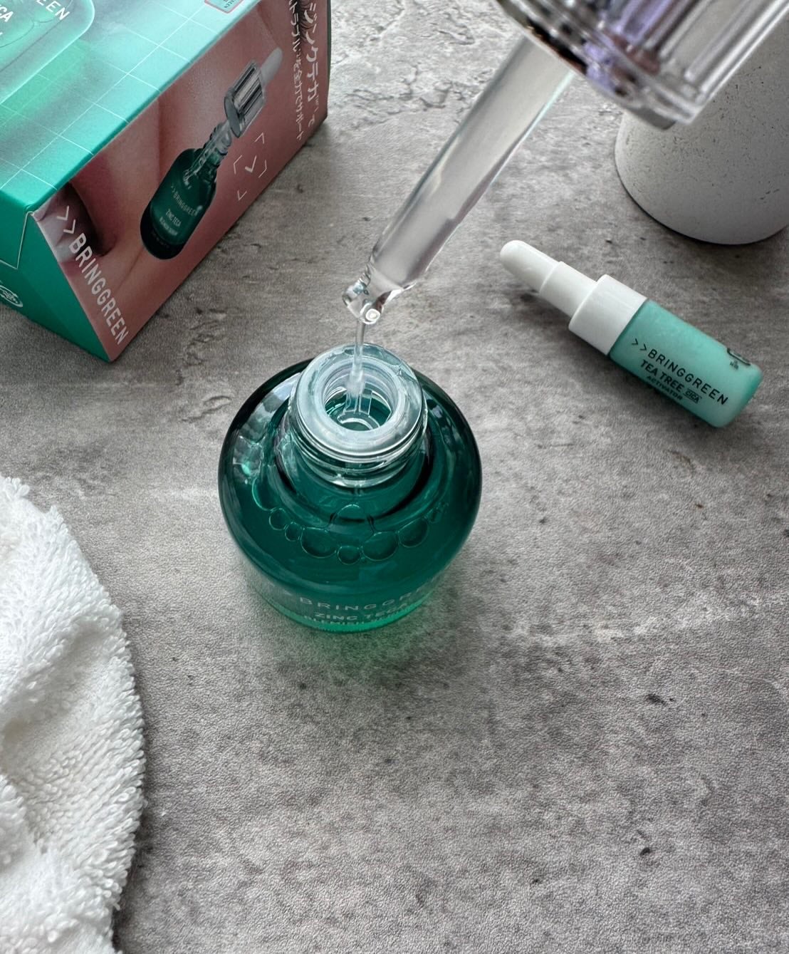 ジンクテカBセラムセット/BRING GREEN/スキンケアキットを使ったクチコミ(2枚目)