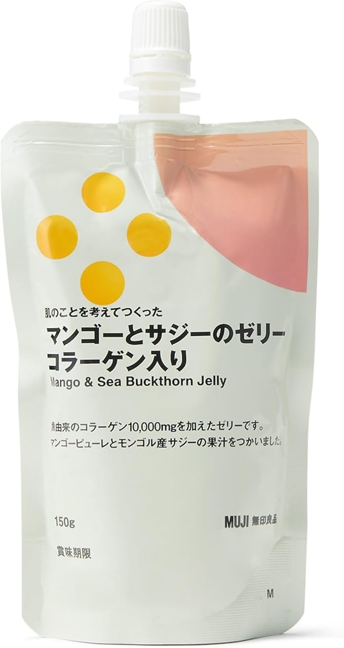 肌のことを考えてつくった　マンゴーとサジーのゼリー　コラーゲン入り / 無印良品