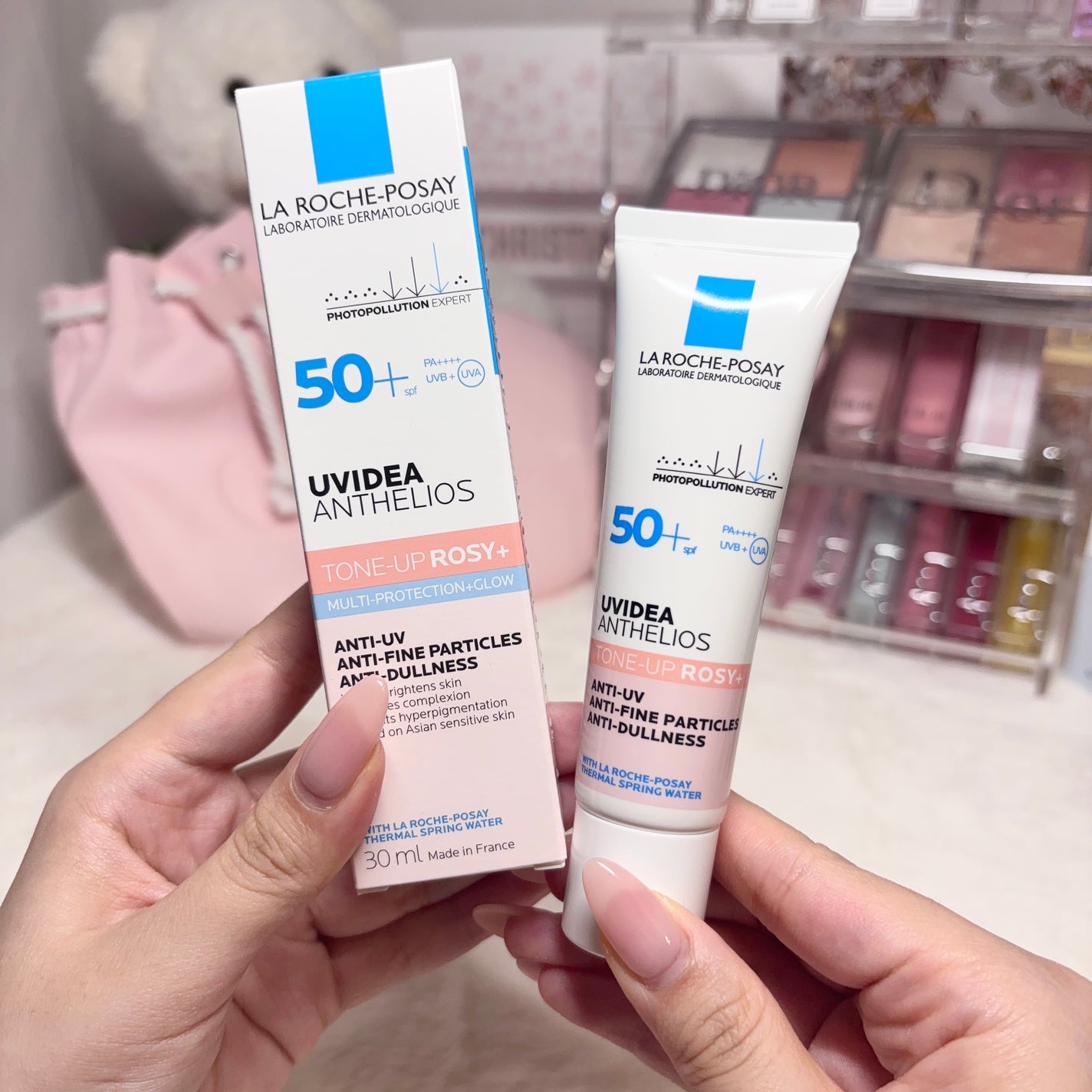 UVイデア XL プロテクショントーンアップ ローズ+/ラ ロッシュ ポゼ/日焼け止め・UVケアを使ったクチコミ(1枚目)