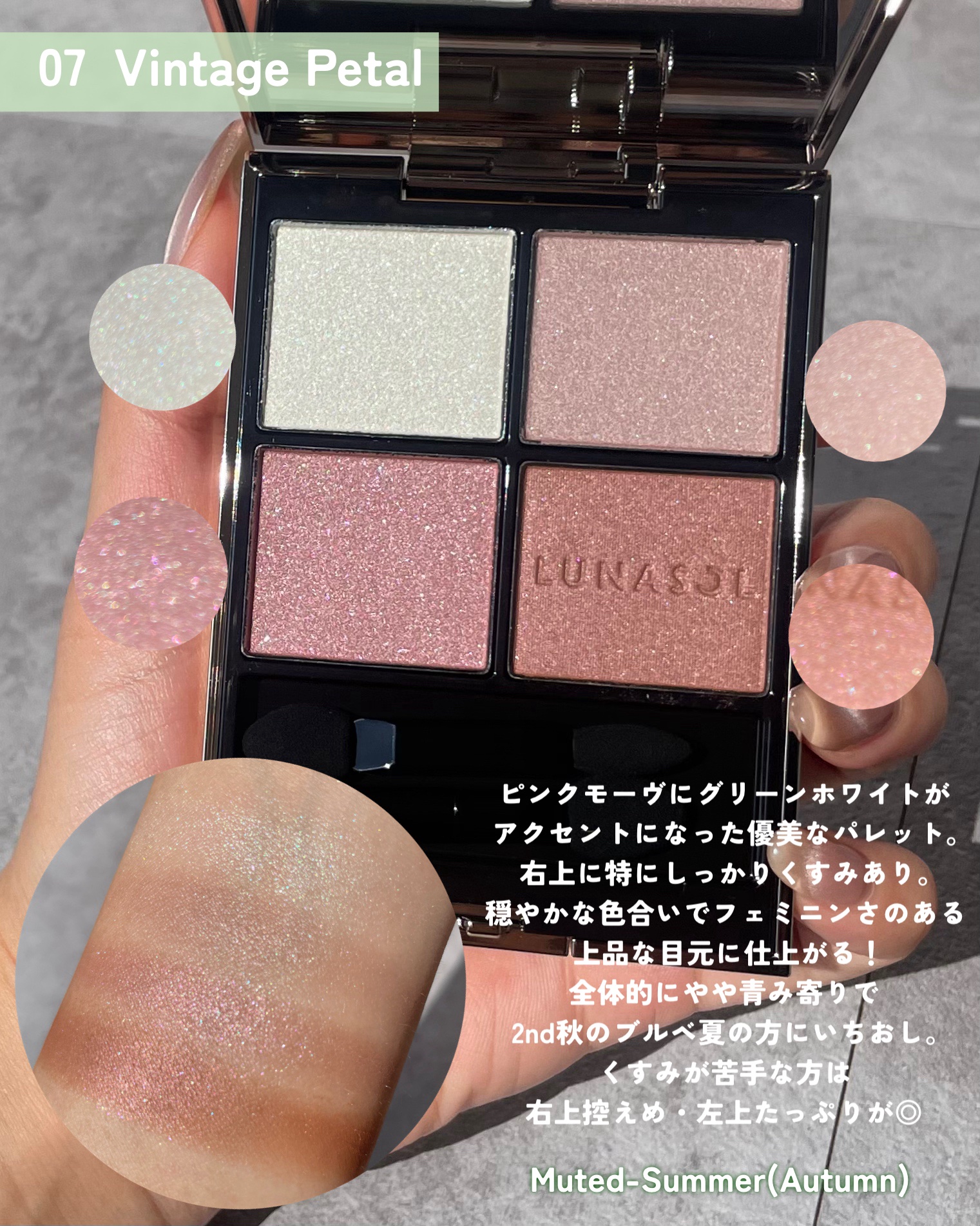 ルナソル アイカラーレーションN/LUNASOL/アイシャドウパレットを使ったクチコミ（3枚目）