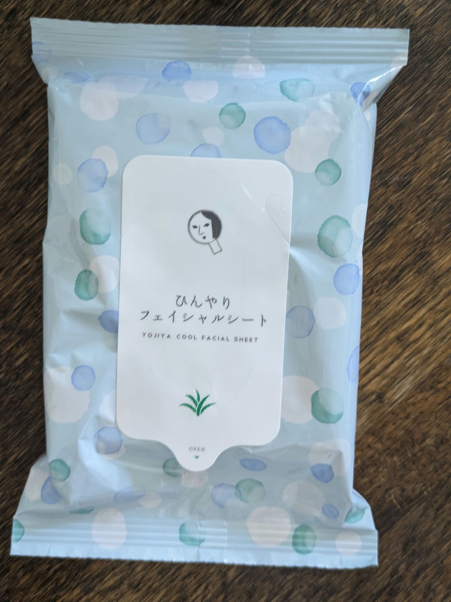 ひんやりフェイシャルシート/よーじや/フェイスシートを使ったクチコミ（1枚目）