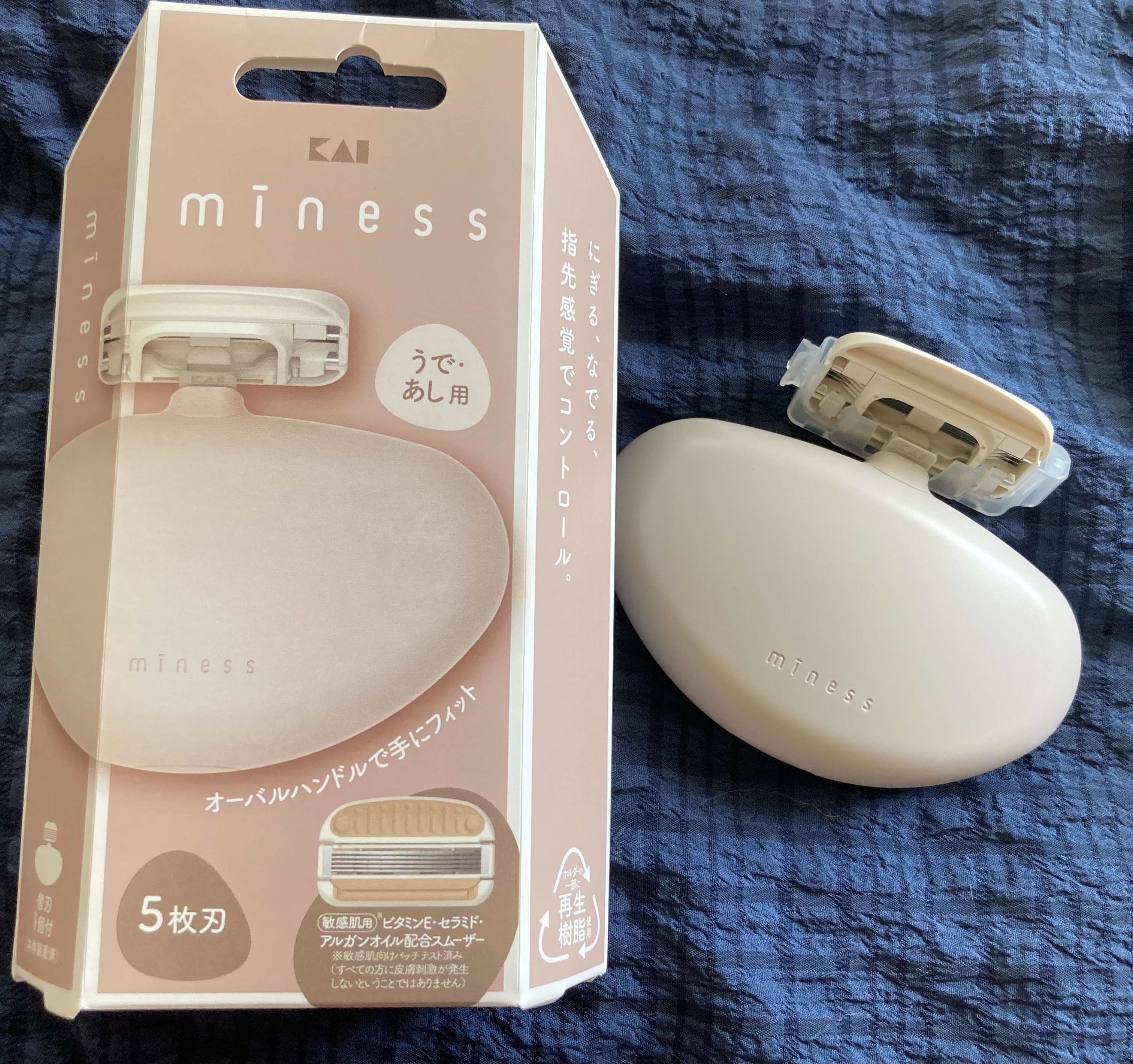 miness うで・あし用カミソリ/貝印/シェーバーを使ったクチコミ（1枚目）