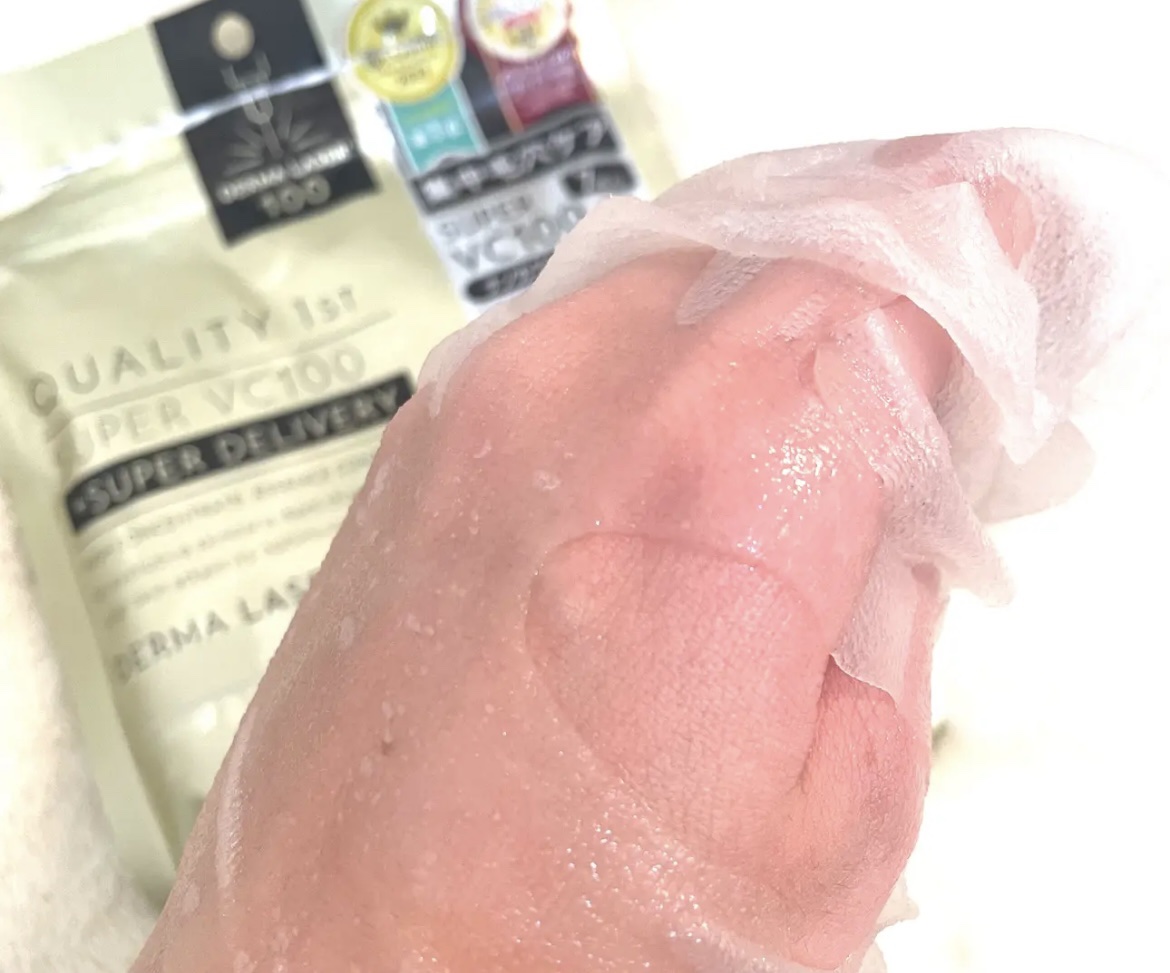 ダーマレーザースーパーVC100マスク/クオリティファースト/シートマスク・パックを使ったクチコミ（2枚目）