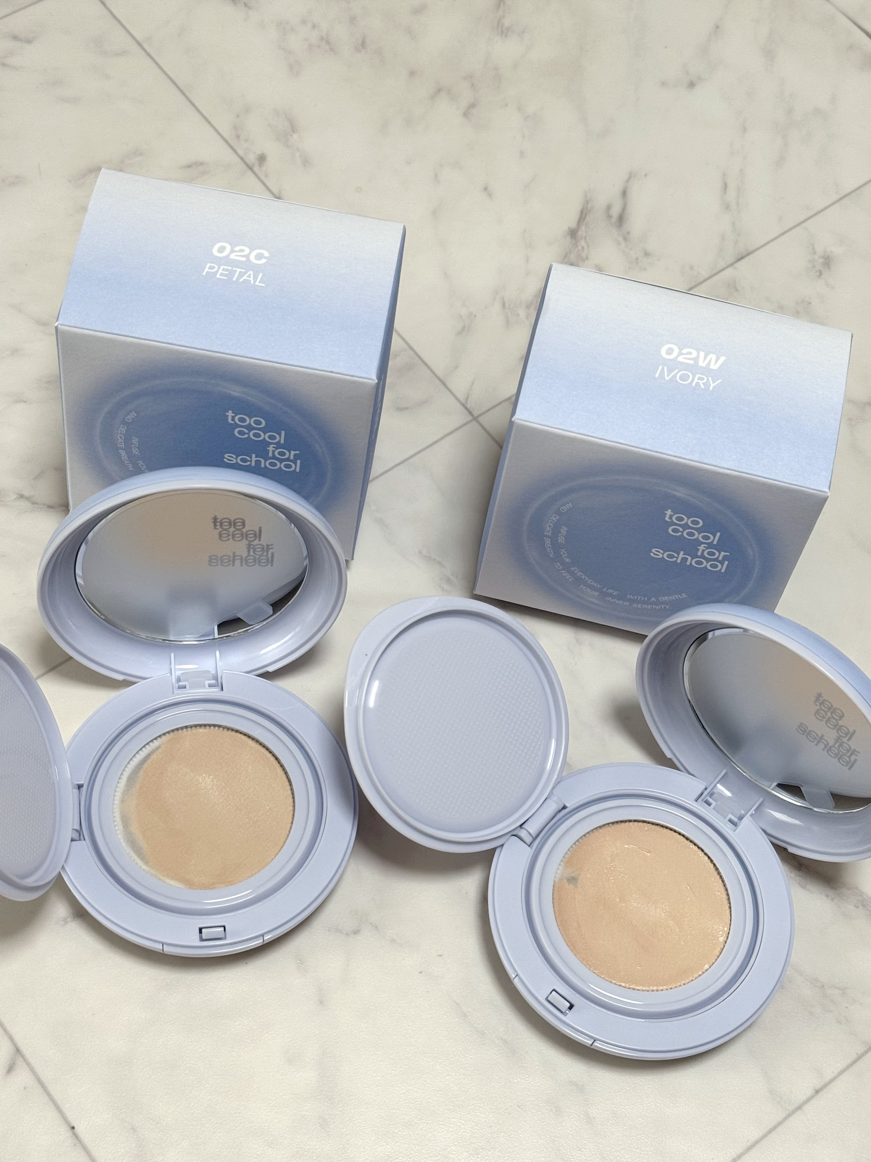 エアーフィットクッション/too cool for school/クッションファンデーションを使ったクチコミ（2枚目）