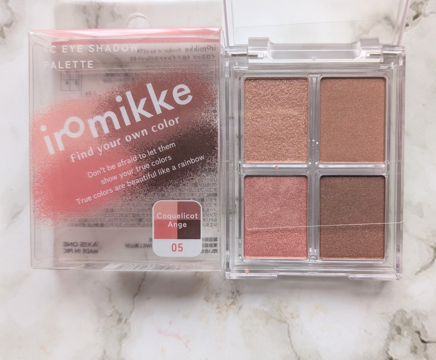 イロミッケ 4色アイシャドウパレット/iromikke/アイシャドウパレットを使ったクチコミ(1枚目)