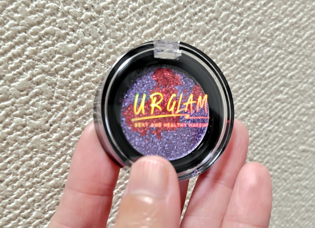 URGLAM　SPARKLE EYESHADOW/U R GLAM/単色アイシャドウを使ったクチコミ（2枚目）
