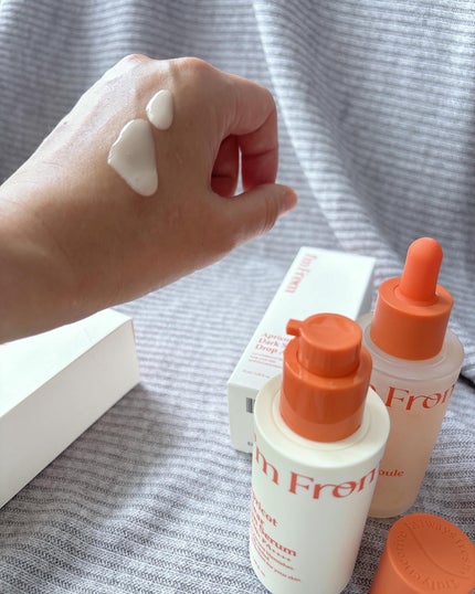 アプリコットクリアサンセラム/I'm from/日焼け止めローションを使ったクチコミ(8枚目)