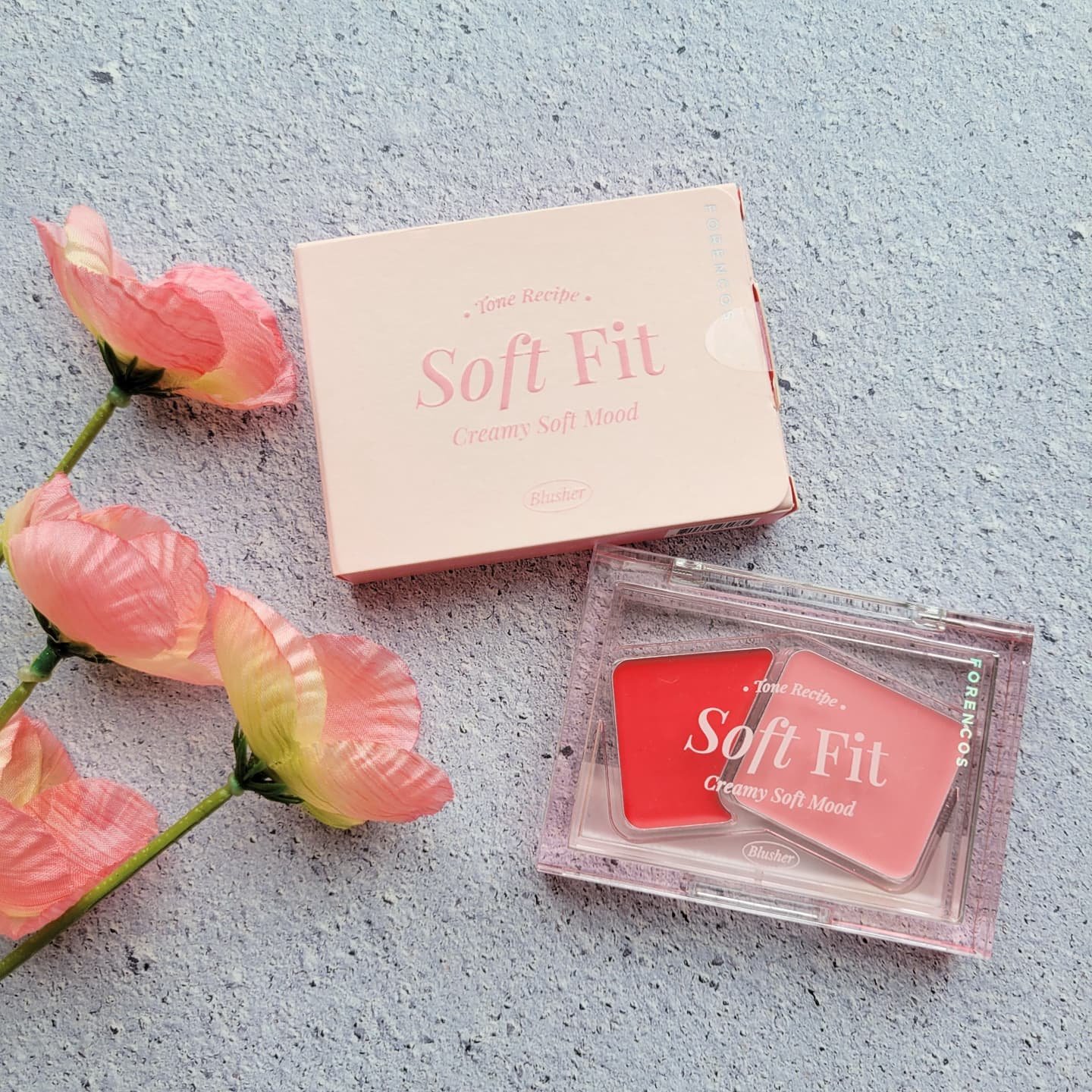 Soft Fitting Cream Blusher/フォレンコス/ジェル・クリームチークを使ったクチコミ（1枚目）