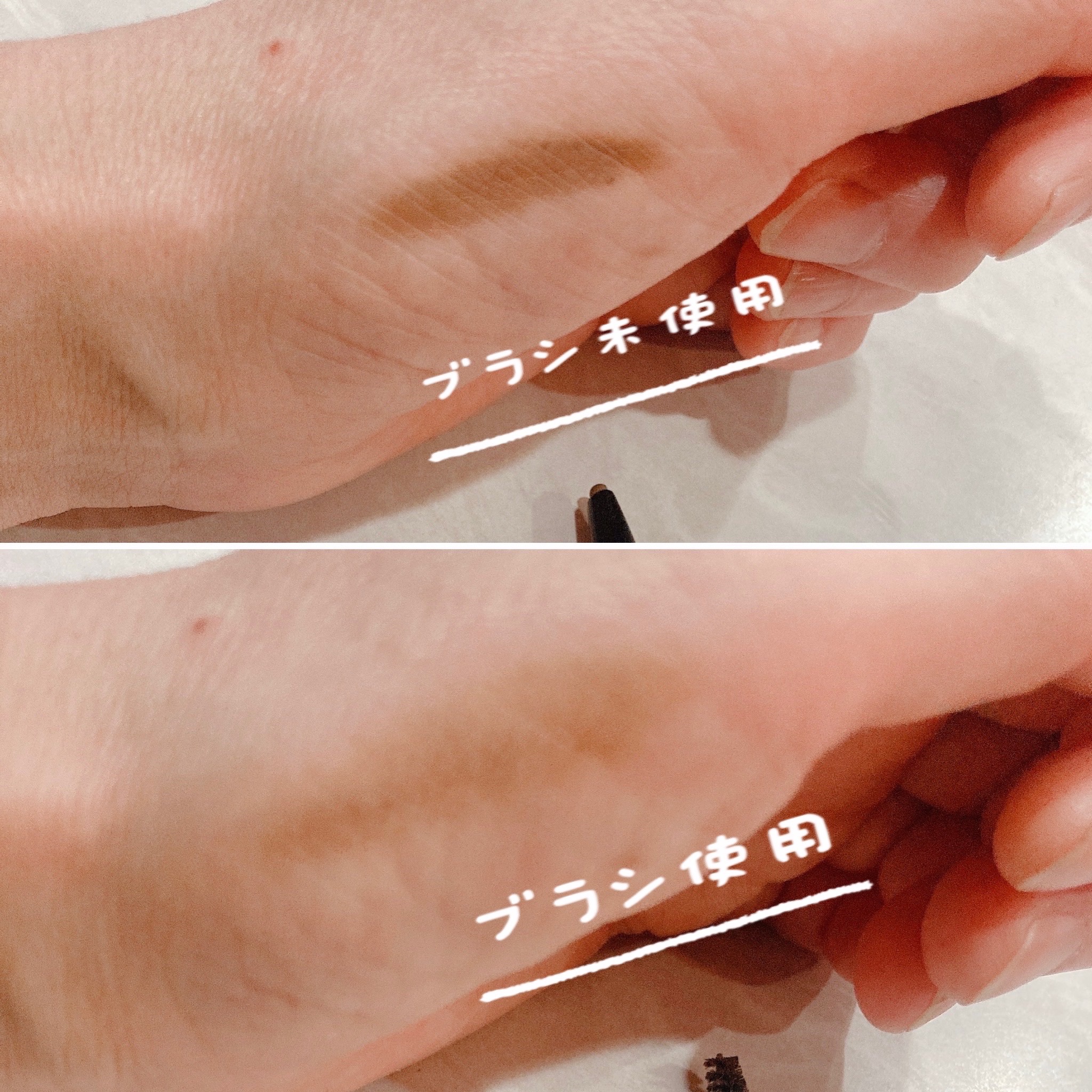 ケイト アイブロウペンシル(パウダリーフィニッシュ) 02 オリーブブラウン/KATE/アイブロウペンシルを使ったクチコミ（3枚目）