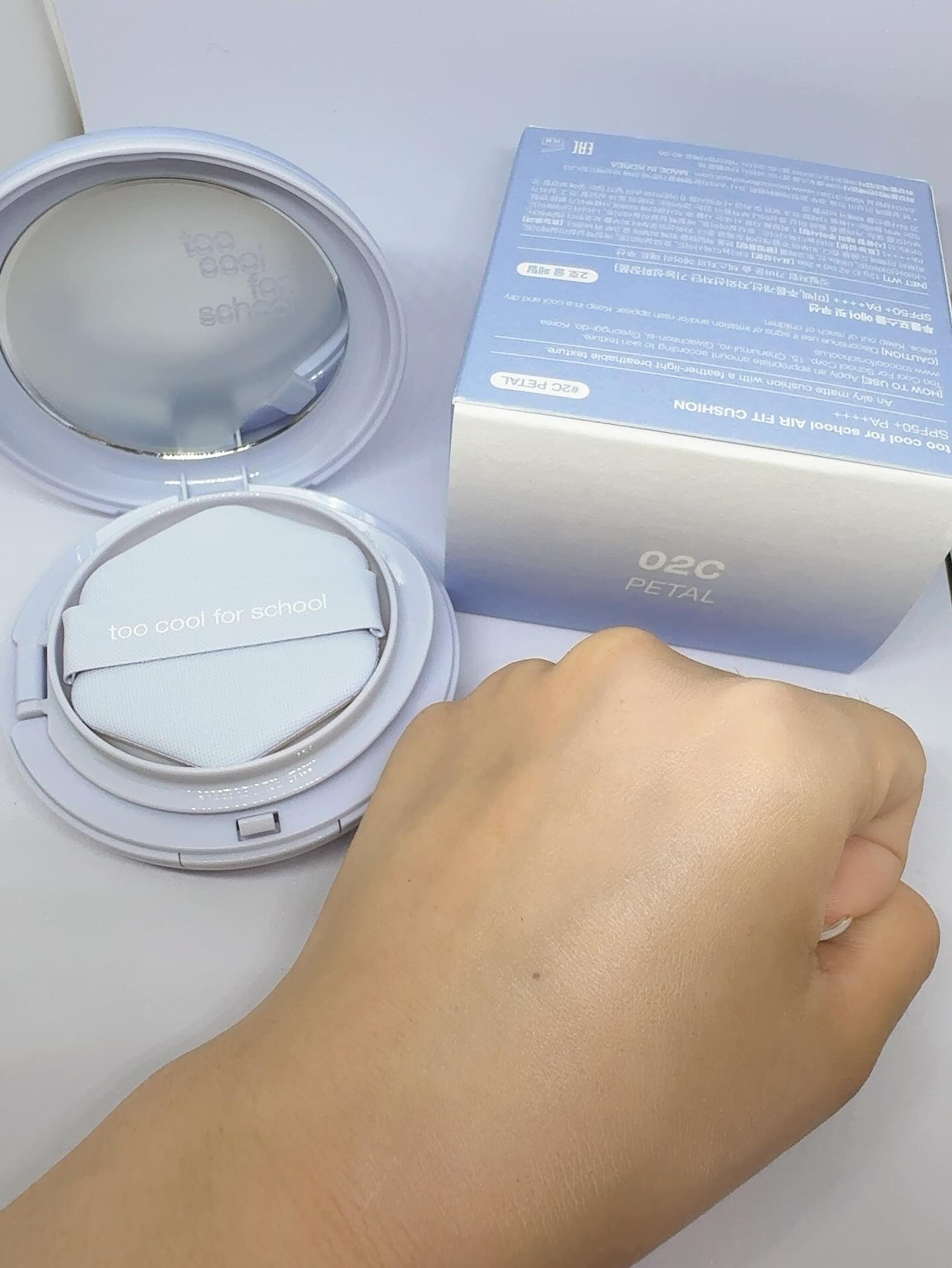 エアーフィットクッション/too cool for school/クッションファンデーションを使ったクチコミ（3枚目）