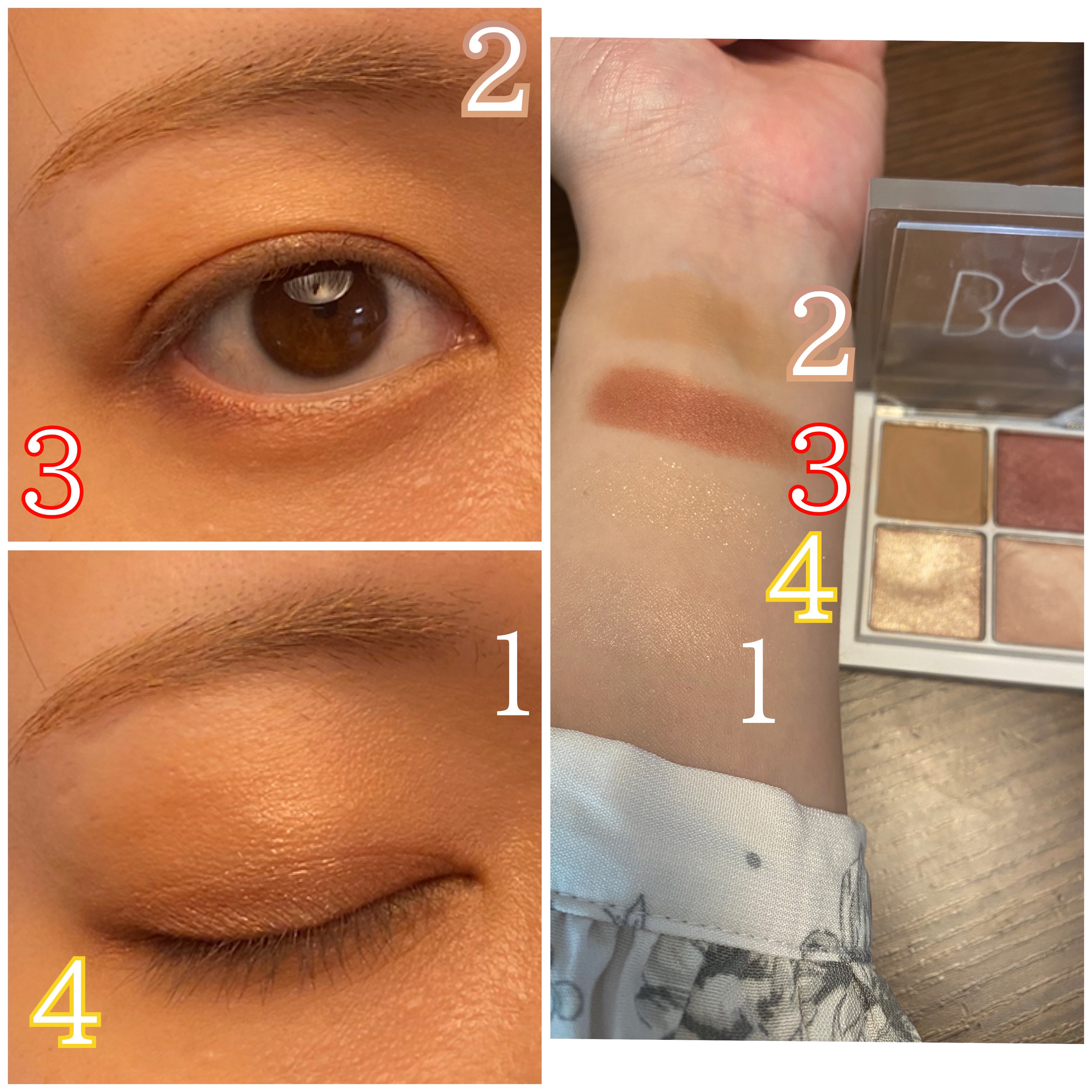 THE アイパレR/b idol/アイシャドウパレットを使ったクチコミ（2枚目）