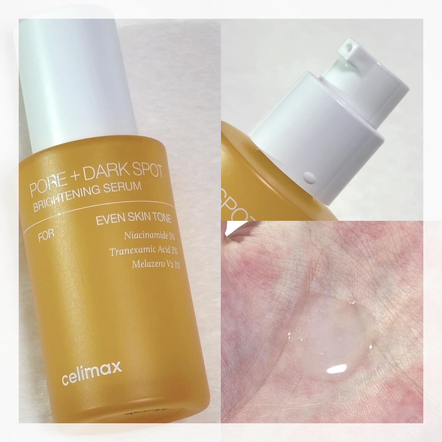 ポア ブライトニング シミケアセラム/celimax/美容液を使ったクチコミ（2枚目）