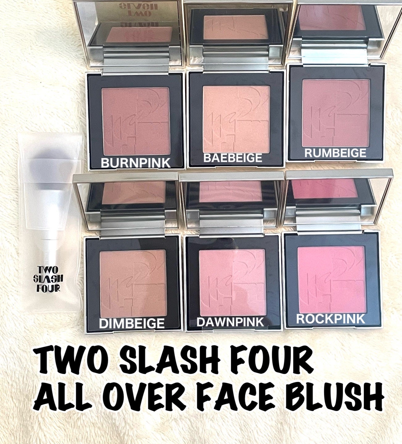 オールオーバーフェイスブラッシュ/TWO SLASH FOUR/パウダーチークを使ったクチコミ(1枚目)