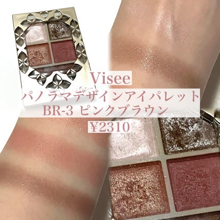 パノラマデザイン アイパレット/Visée/アイシャドウパレットを使ったクチコミ(2枚目)