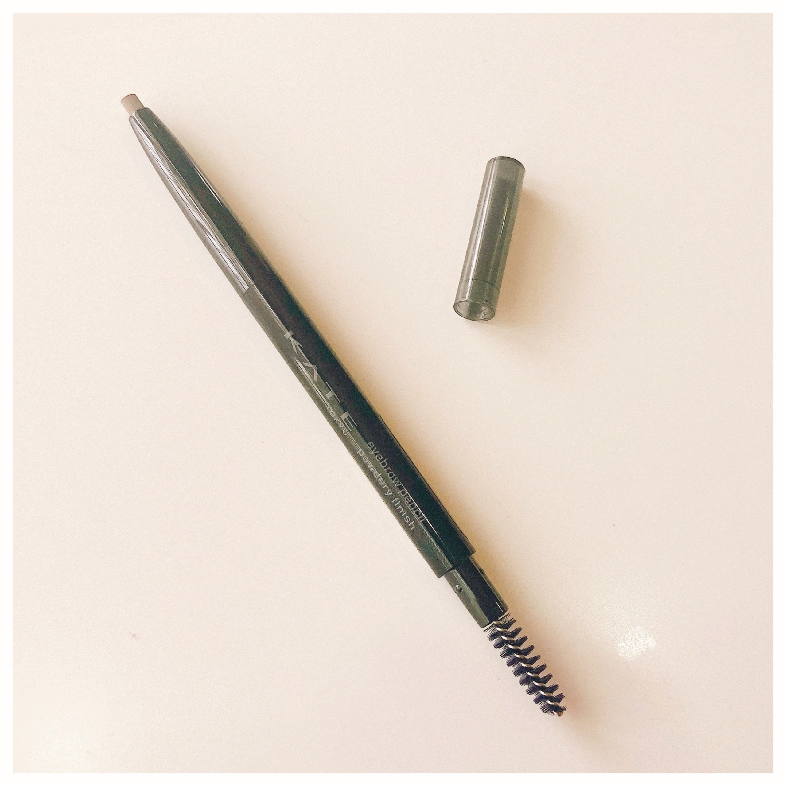 ケイト アイブロウペンシル(パウダリーフィニッシュ) 02 オリーブブラウン/KATE/アイブロウペンシルを使ったクチコミ（2枚目）