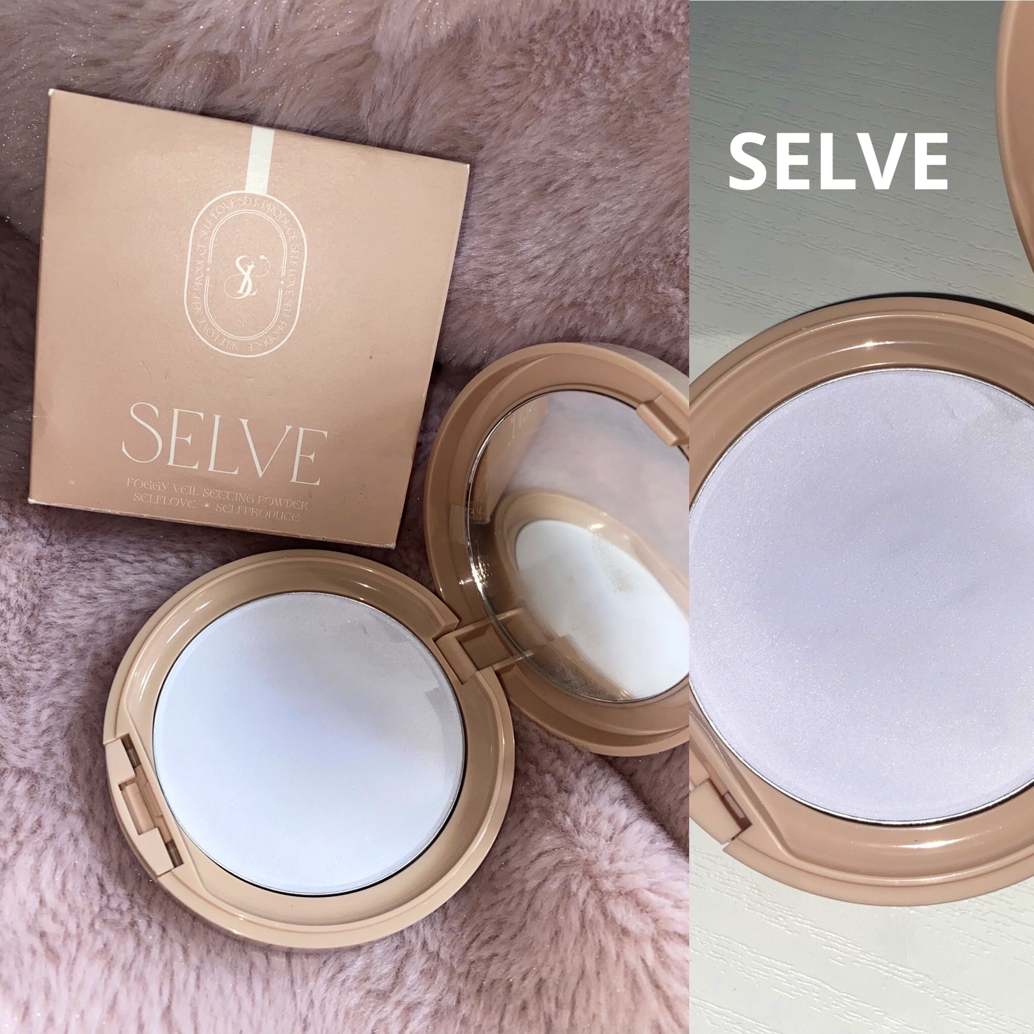フォギーヴェールセッティングパウダー/SELVE/プレストパウダーを使ったクチコミ（1枚目）