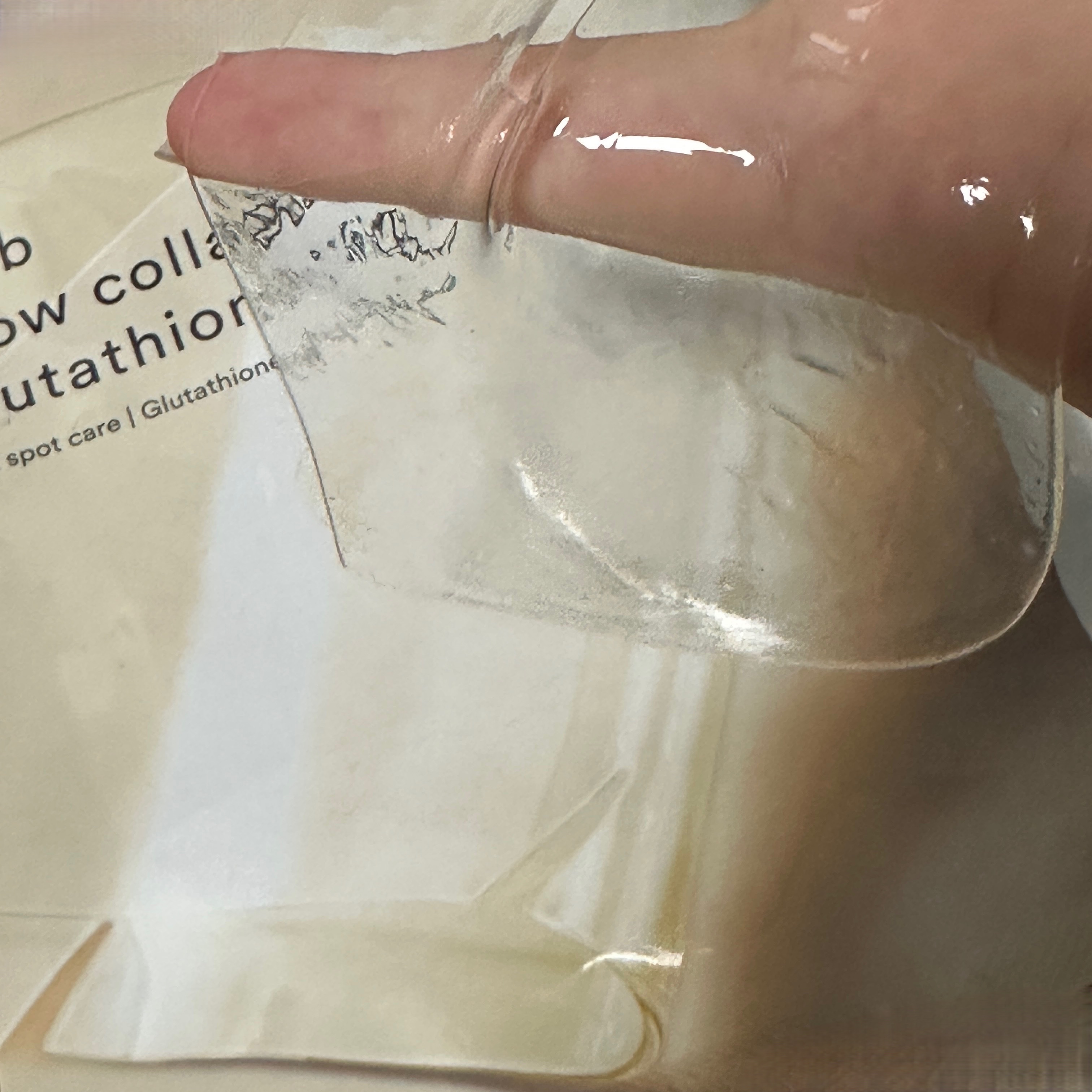 グルタチオンフィルムコラーゲンマスク/Abib /シートマスク・パックを使ったクチコミ（2枚目）