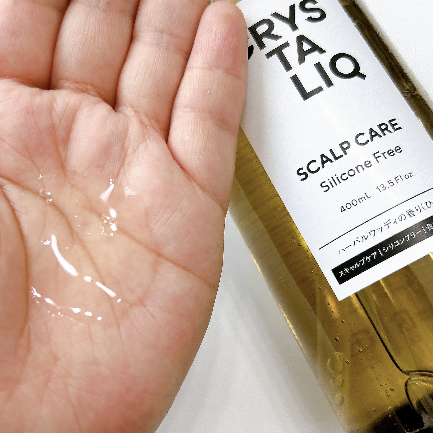 CRYSTALIQ スキャルプケア シャンプー/トリートメント/Crystaliq /市販シャンプーを使ったクチコミ（2枚目）