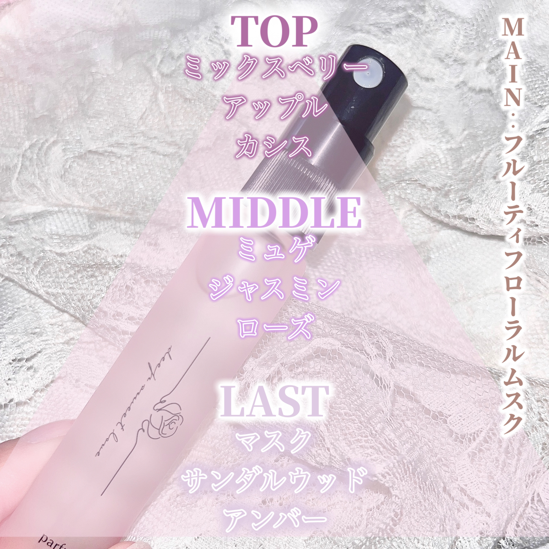 ディープスイートラブ パルファン/ディープスイートラブ/香水(レディース)を使ったクチコミ（3枚目）