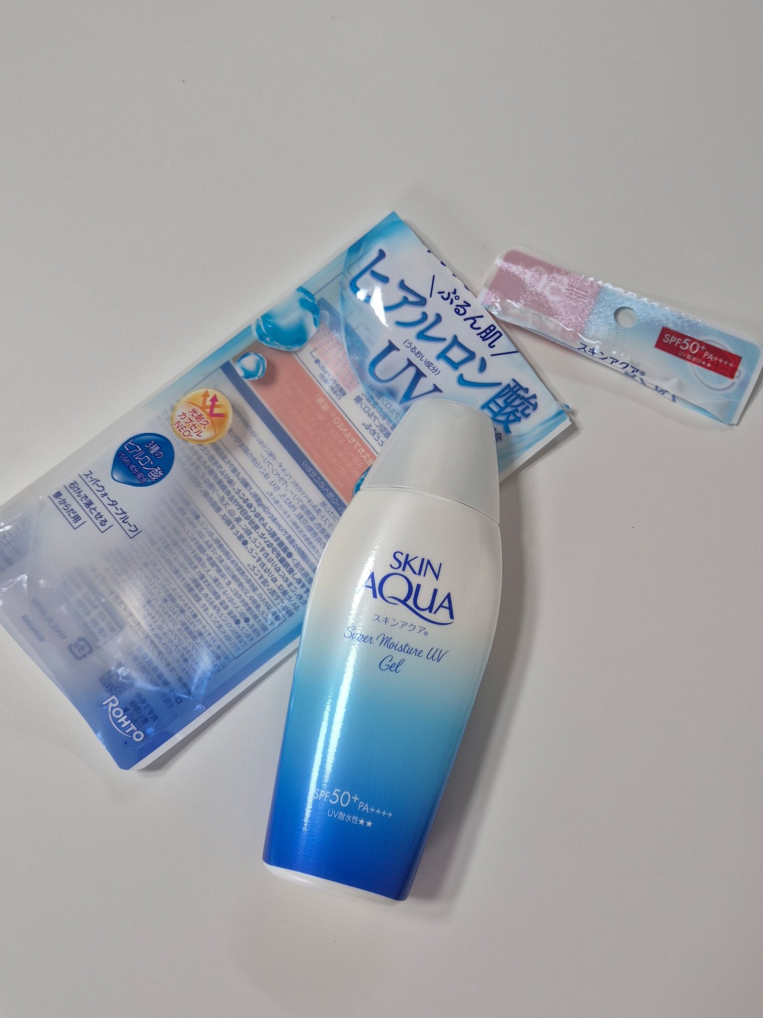 スキンアクア スーパーモイスチャージェル/スキンアクア/日焼け止めジェルを使ったクチコミ（2枚目）
