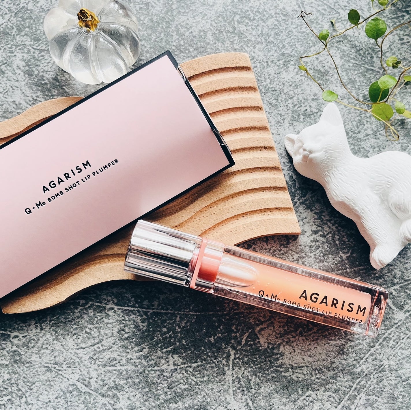 キューミ―ボムショットリッププランパー/AGARISM/リッププランパーを使ったクチコミ(6枚目)