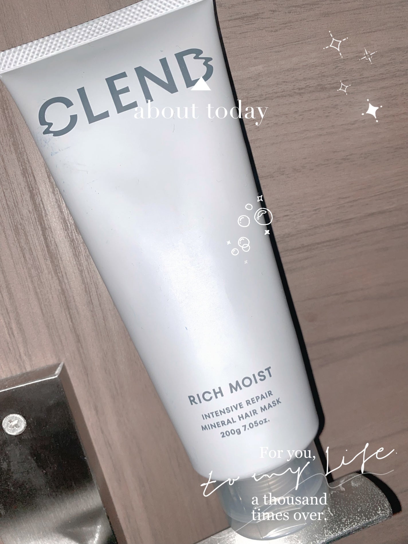 クレンド リッチモイスト インテンシブリペア ミネラル ヘアマスク/CLEND/ヘアマスク・ヘアパックを使ったクチコミ(1枚目)