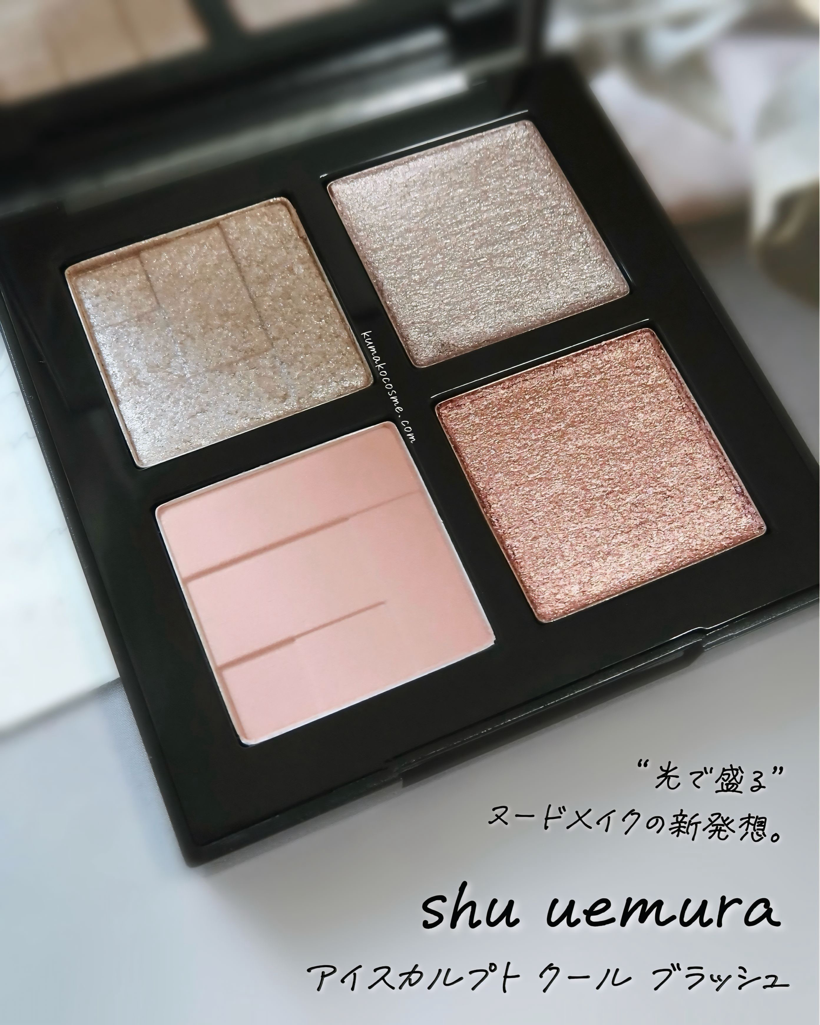アイスカルプト/shu uemura/アイシャドウパレットを使ったクチコミ（1枚目）