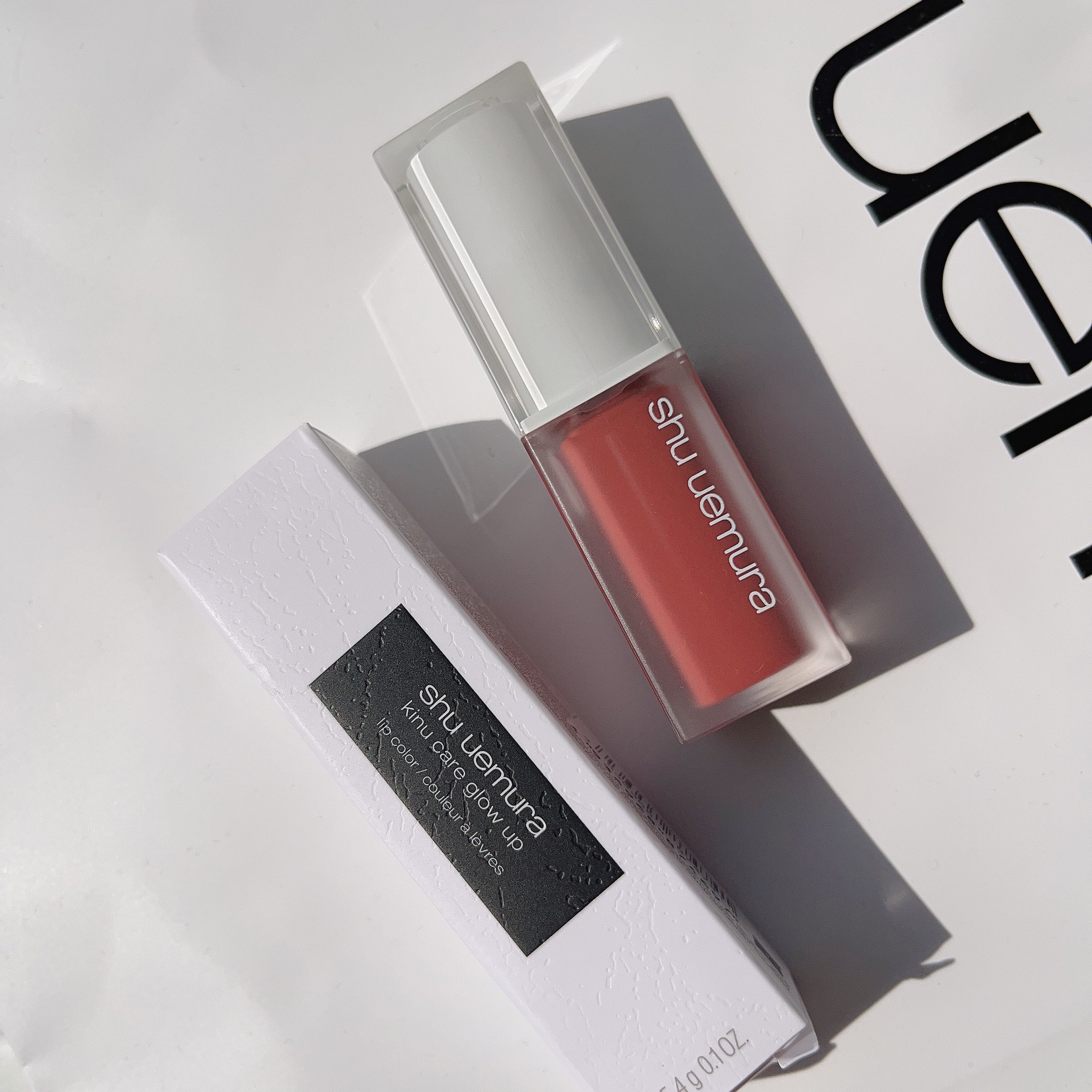 キヌケアグローアップ/shu uemura/口紅を使ったクチコミ（3枚目）