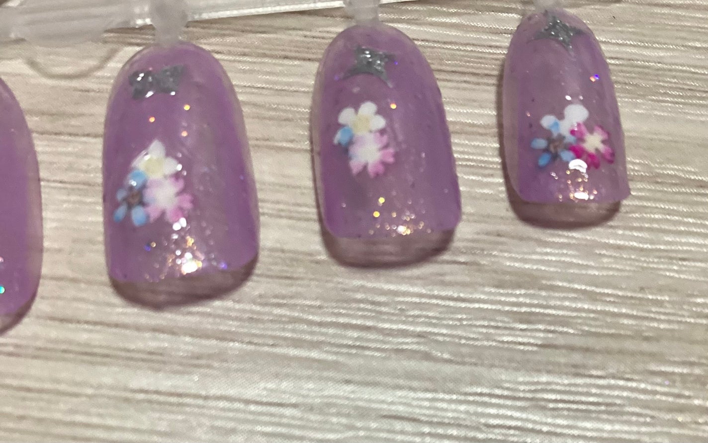 ネイルシール/セリア/ネイルシールを使ったクチコミ(2枚目)