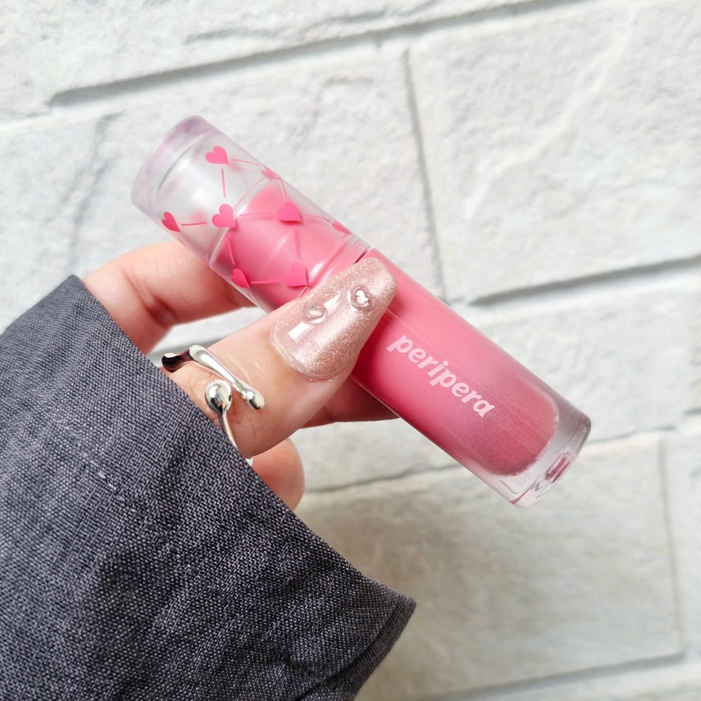 ペリペラ インク ムード グロイ ティント 30 HAPPY BERRY(幸運ピンクベリー)/PERIPERA/リップティントを使ったクチコミ（2枚目）