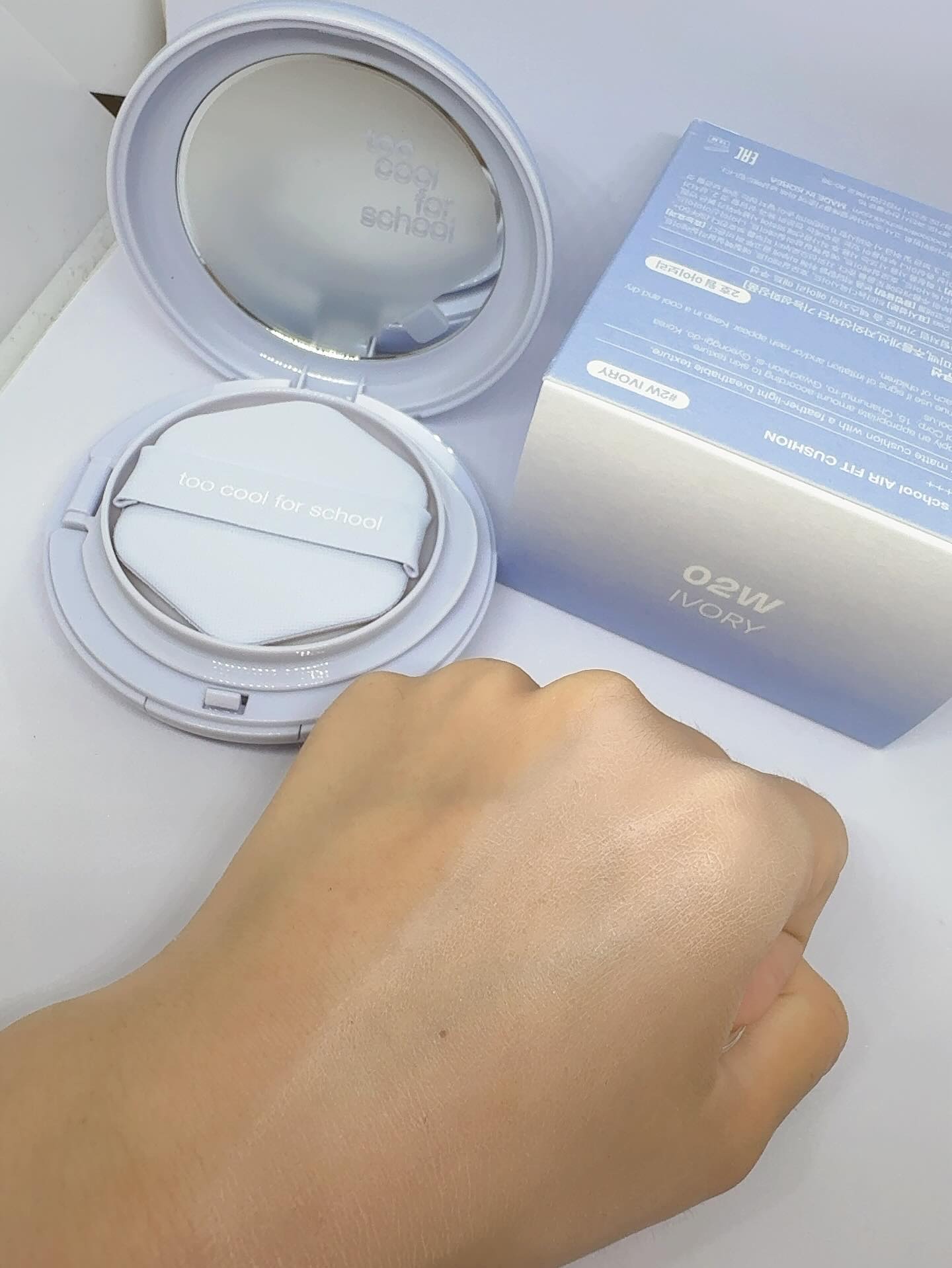 エアーフィットクッション/too cool for school/クッションファンデーションを使ったクチコミ（2枚目）