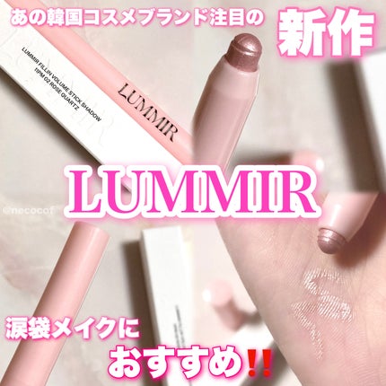 フィルインボリュームスティックシャドウ/Lummir/スティックアイシャドウを使ったクチコミ(1枚目)