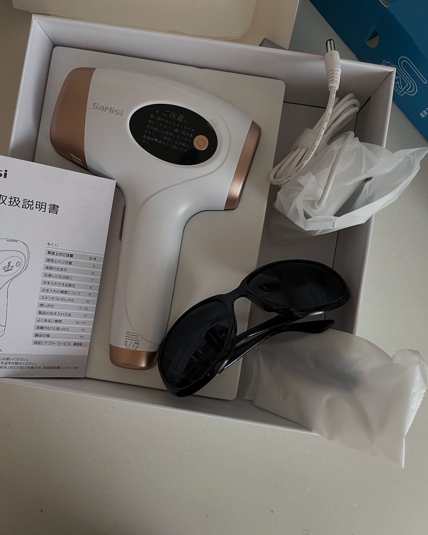 サーリシ 光美容器 脱毛器/Sarlisi/家庭用脱毛器を使ったクチコミ（3枚目）