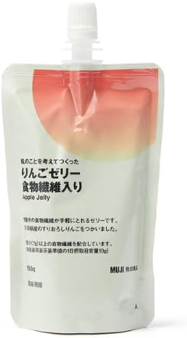  肌のことを考えてつくった りんごゼリー 食物繊維入り / 無印良品