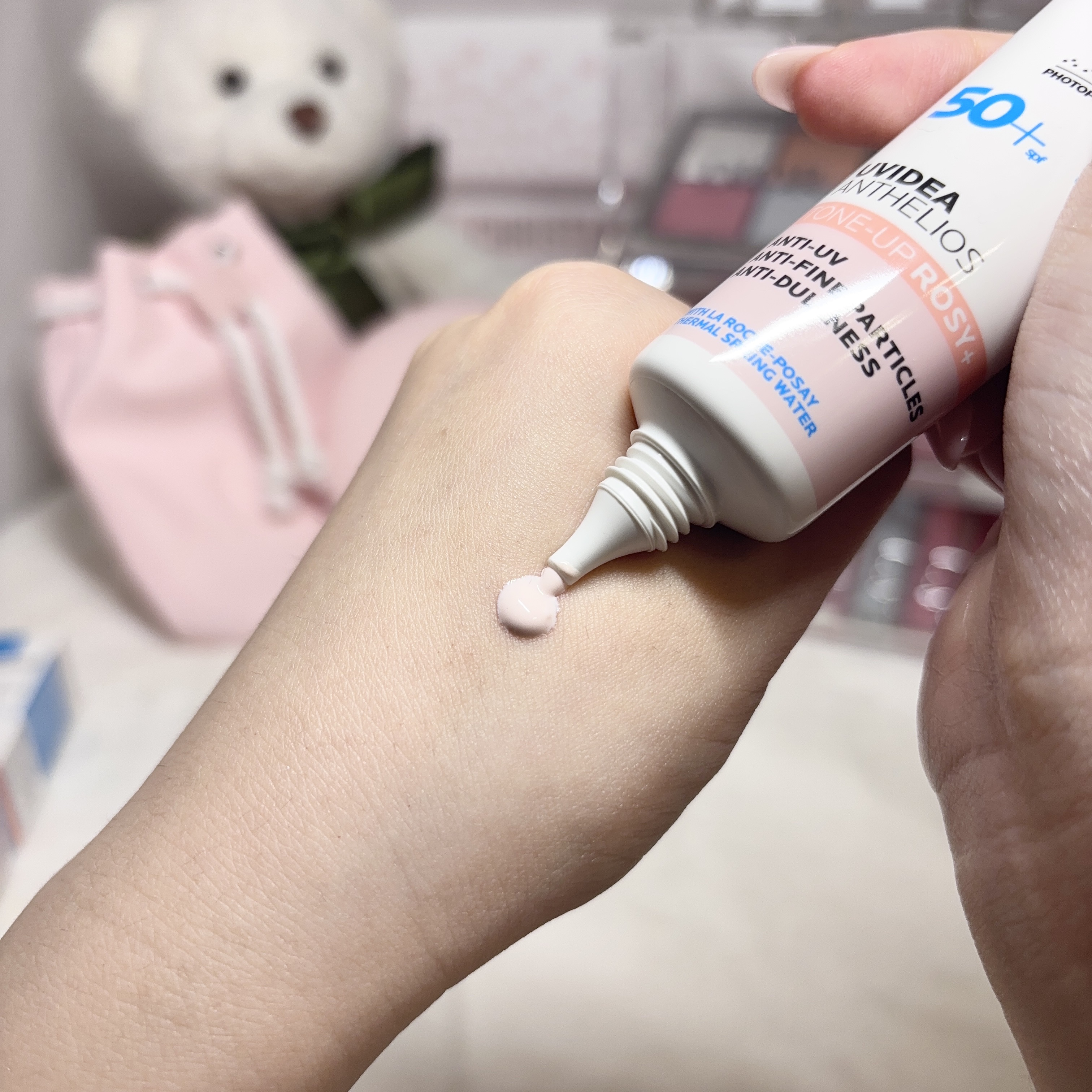 UVイデア XL プロテクショントーンアップ ローズ+/ラ ロッシュ ポゼ/日焼け止め・UVケアを使ったクチコミ（2枚目）