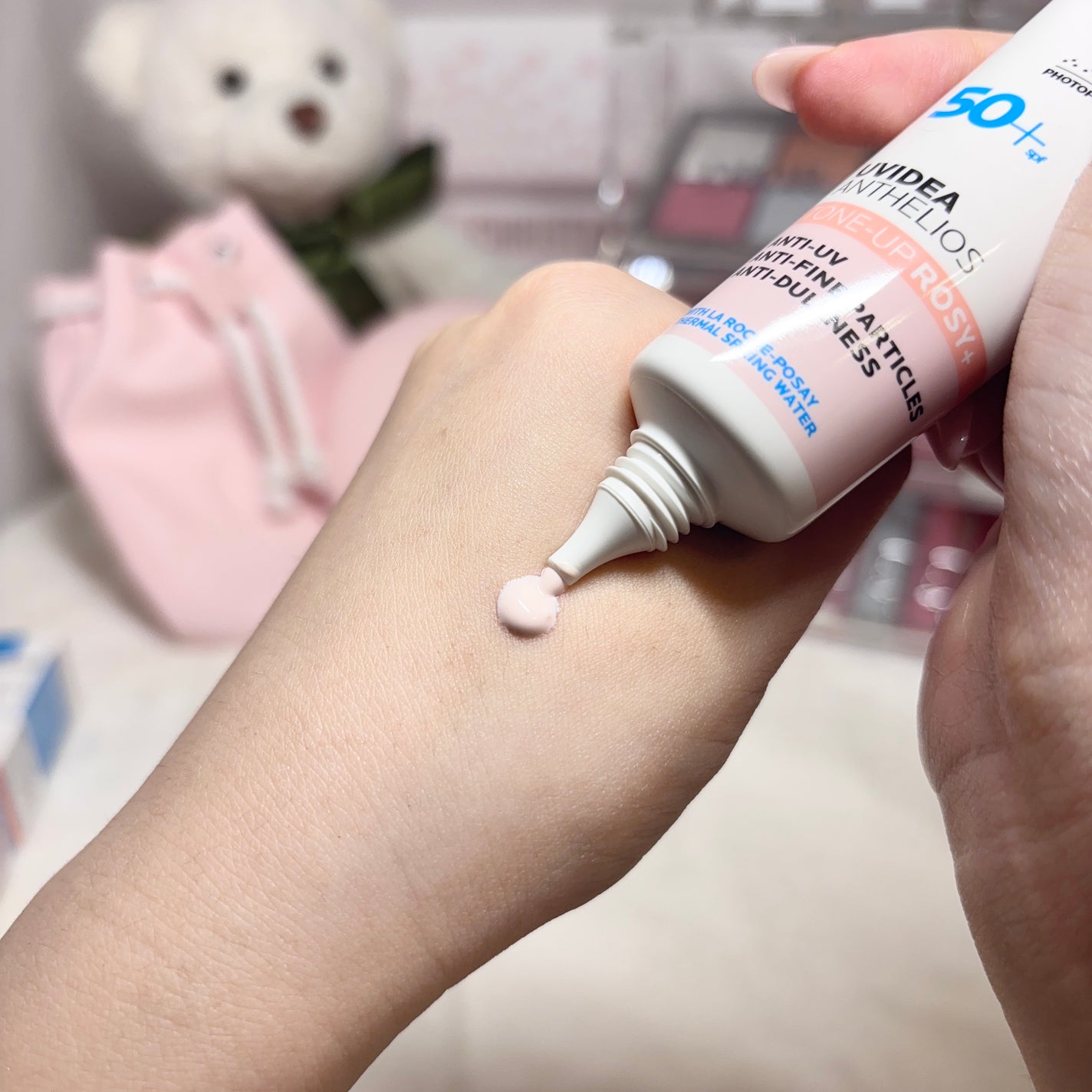 UVイデア XL プロテクショントーンアップ ローズ+/ラ ロッシュ ポゼ/日焼け止め・UVケアを使ったクチコミ(2枚目)