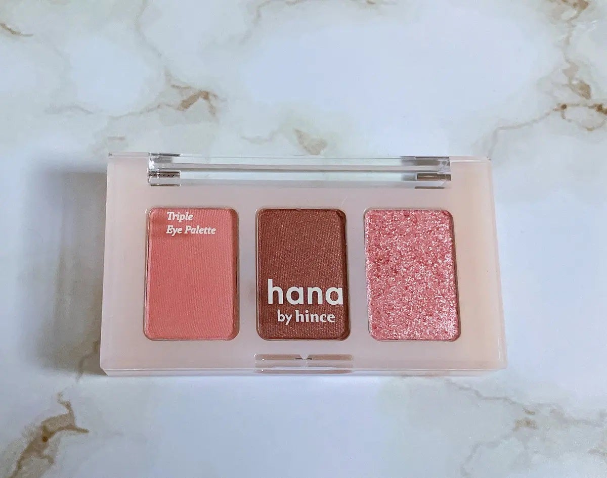 トリプルアイパレット/hana by hince/アイシャドウパレットを使ったクチコミ(1枚目)