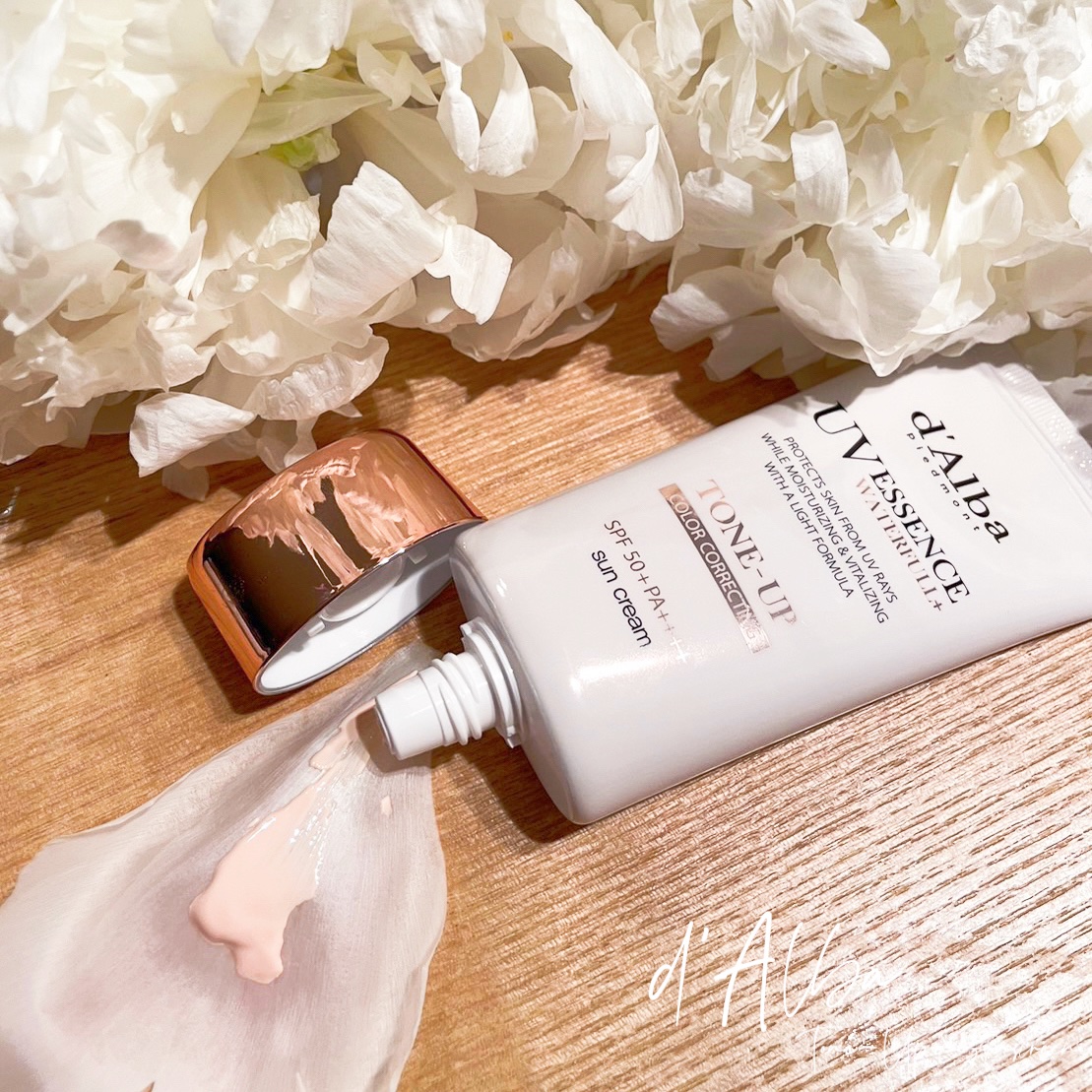 ウォータフルトーンアップサンクリーム/ダルバ/日焼け止めクリームを使ったクチコミ（3枚目）