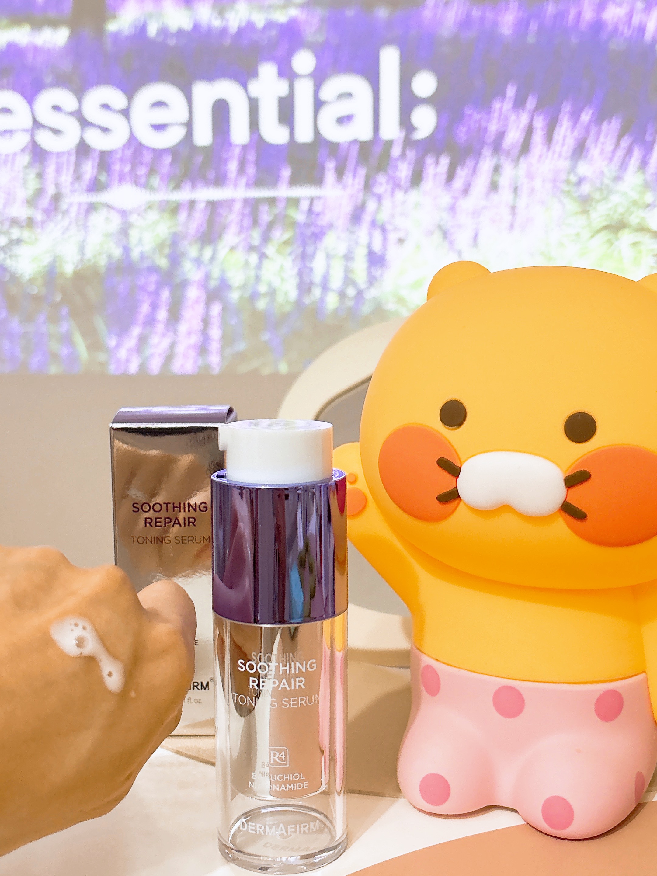 SOOTHING REPAIR TONING SERUM R4/ダーマファーム/美容液を使ったクチコミ（3枚目）