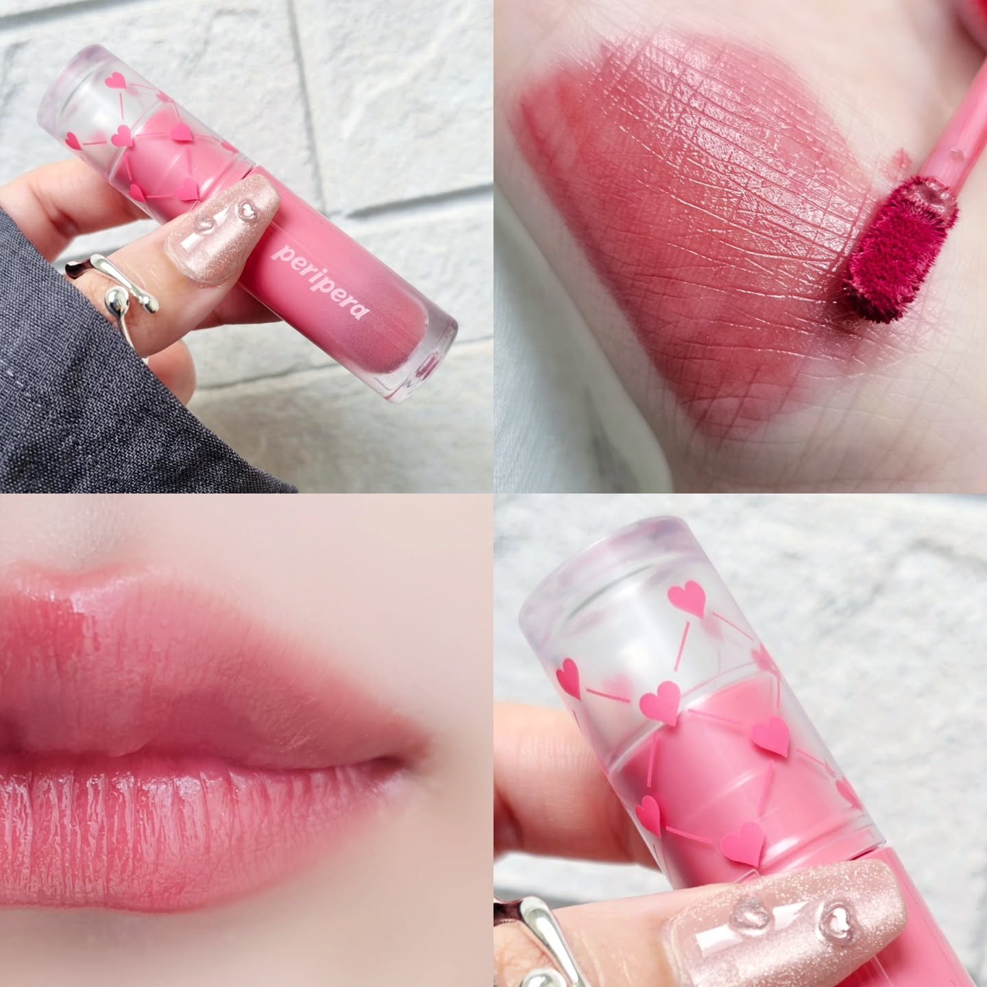 ペリペラ インク ムード グロイ ティント 30 HAPPY BERRY(幸運ピンクベリー)/PERIPERA/リップティントを使ったクチコミ（1枚目）