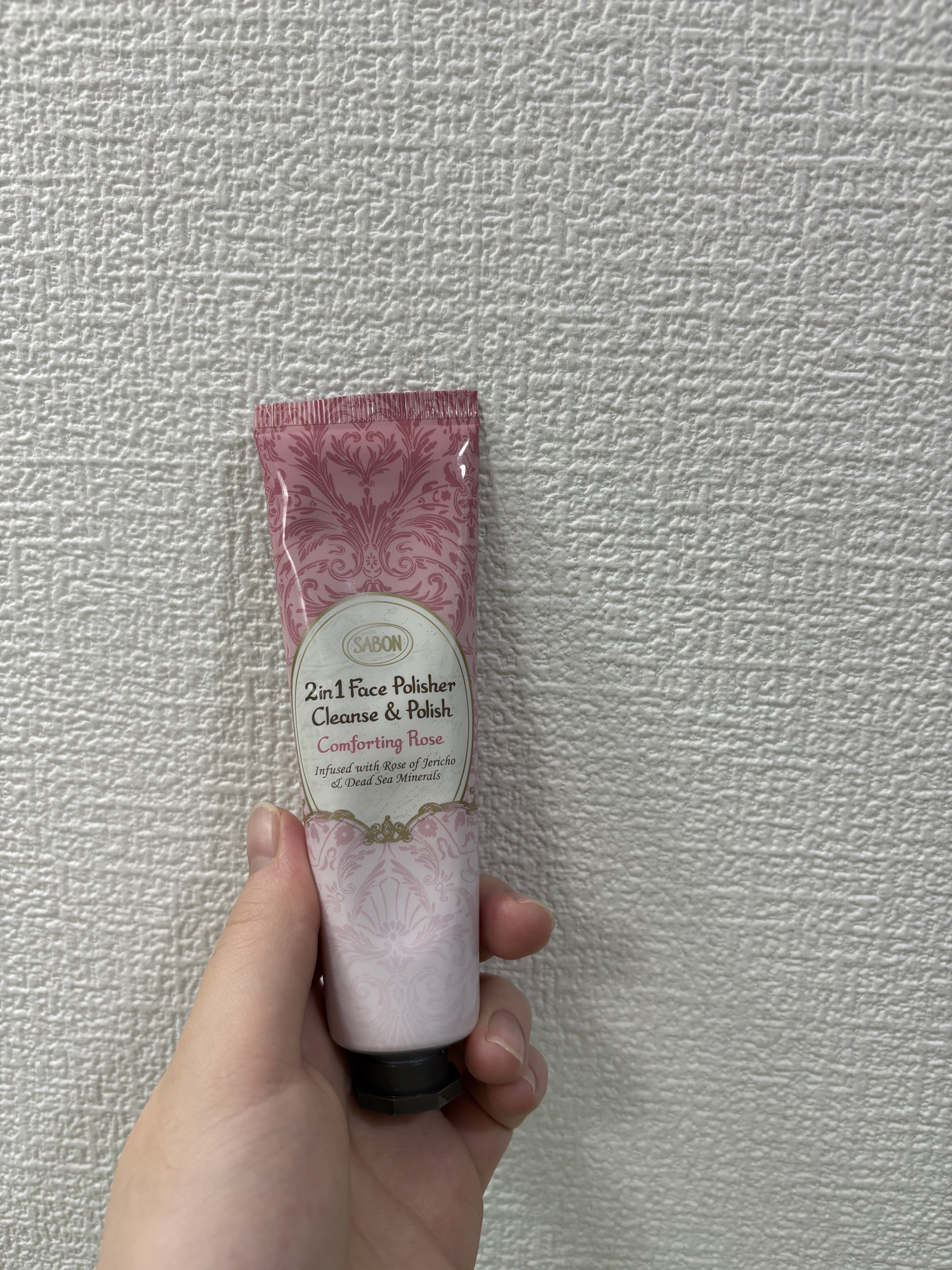 フェイスポリッシャー コンフォーティング・ローズ デュオ（60mL×2本）/SABON/スクラブ・ゴマージュを使ったクチコミ（1枚目）