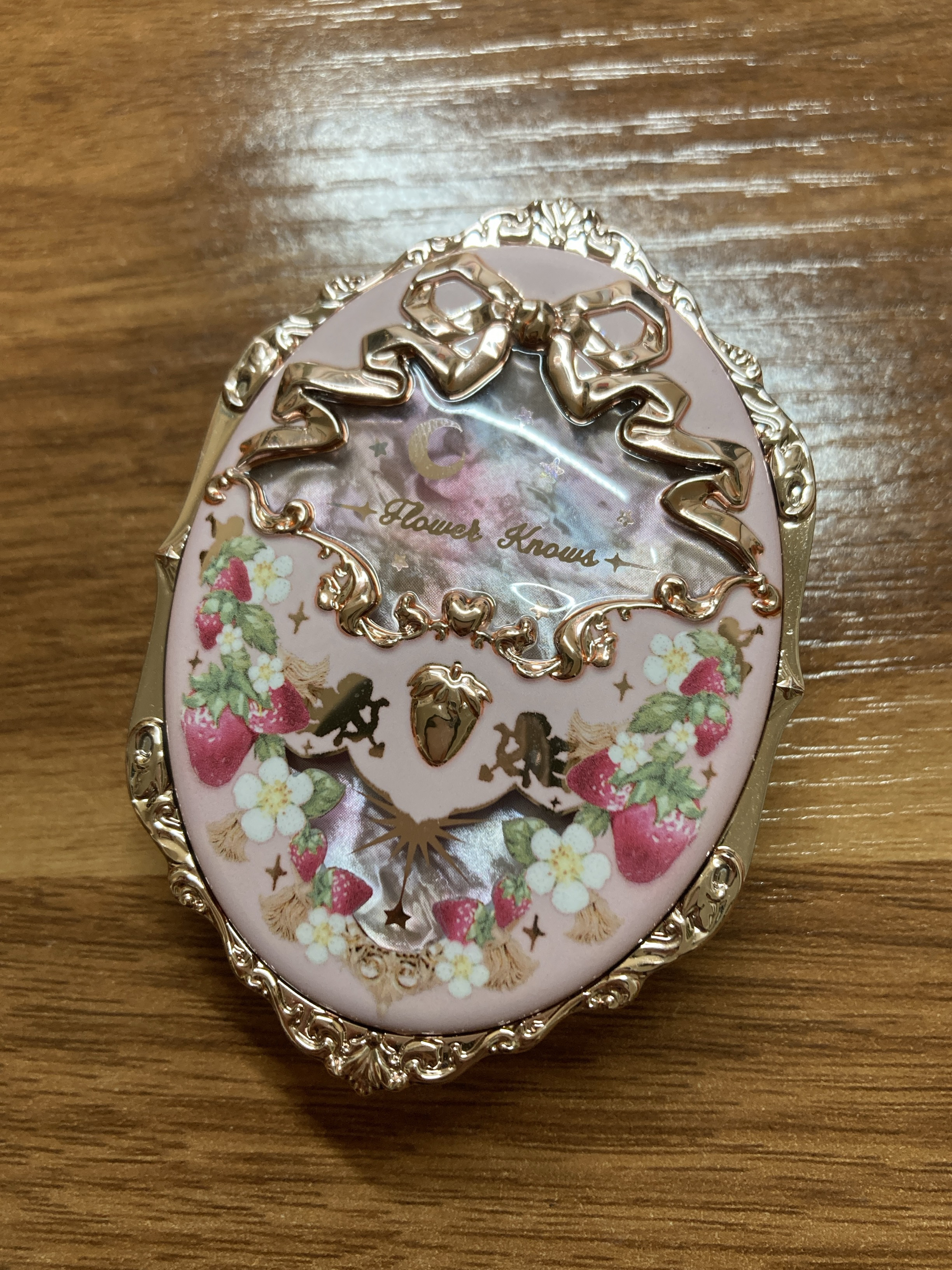 ストロベリーロココ チークブラッシュ G01 ロマンティックブロッサム/FlowerKnows/パウダーチークを使ったクチコミ（1枚目）