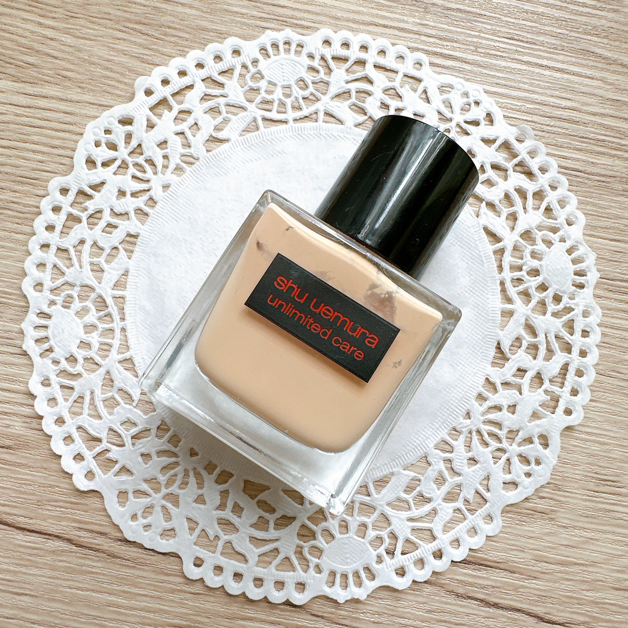 アンリミテッド ケア ツヤ セラム ファンデーション/shu uemura/リキッドファンデーションを使ったクチコミ（2枚目）