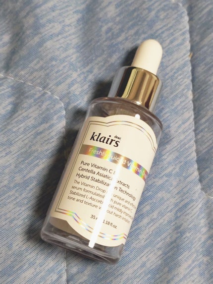 フレッシュリージュースドビタミンドロップ(35ml)/Klairs/美容液を使ったクチコミ(2枚目)
