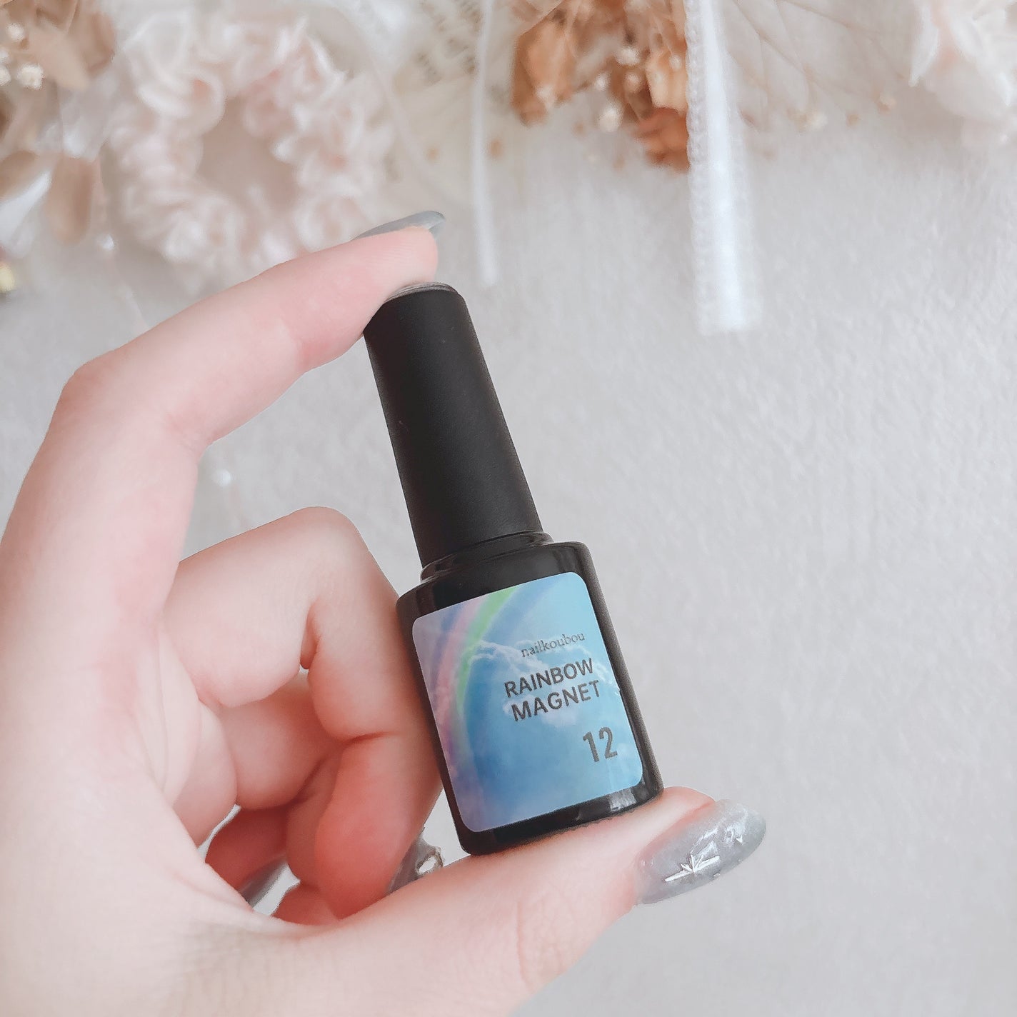 レインボーマグネットジェル/ネイル工房/ジェルネイルを使ったクチコミ(2枚目)