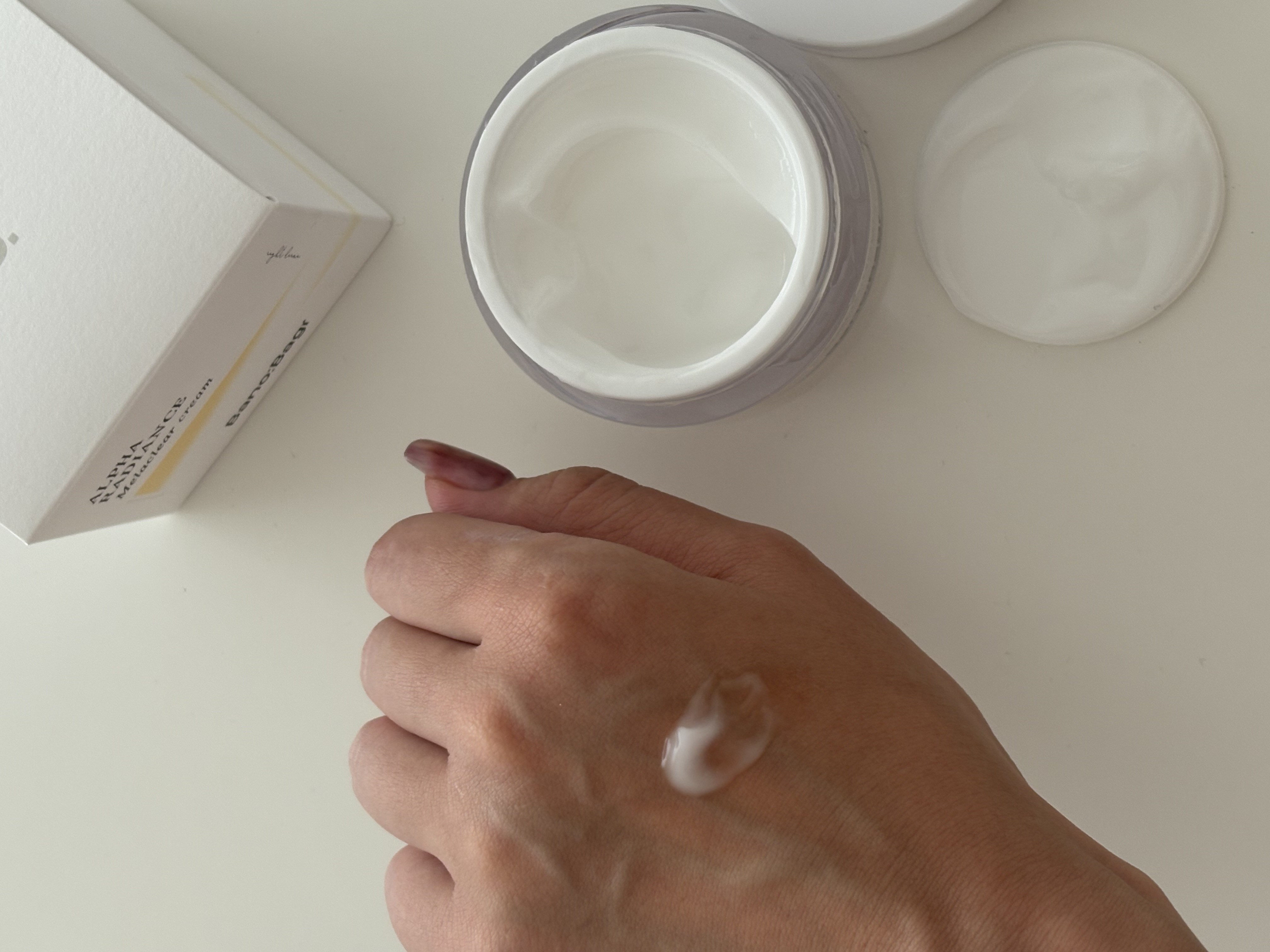 アルファラディアンスメラクリア クリーム/BANOBAGI/フェイスクリームを使ったクチコミ（1枚目）