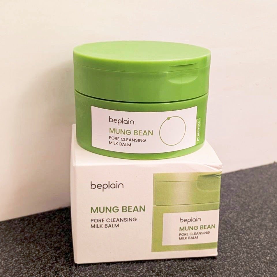 緑豆毛穴クレンジングミルクバーム/beplain/クレンジングバームを使ったクチコミ(5枚目)