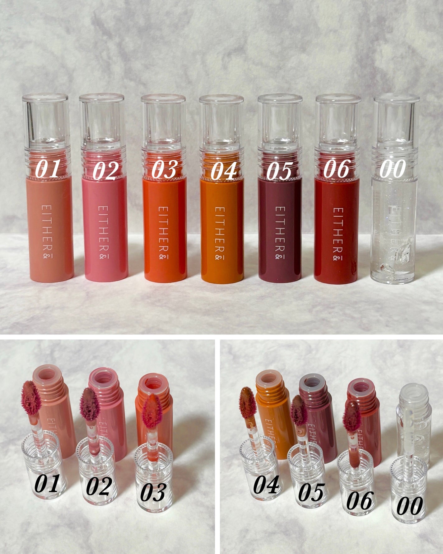 Dewy Syrup Tint/EITHER&/口紅を使ったクチコミ(2枚目)